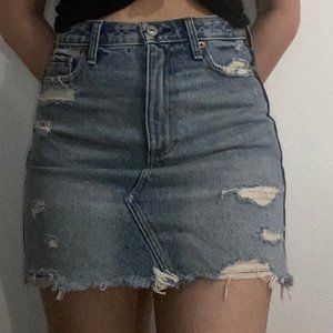 Abercrombie Jean Skirt